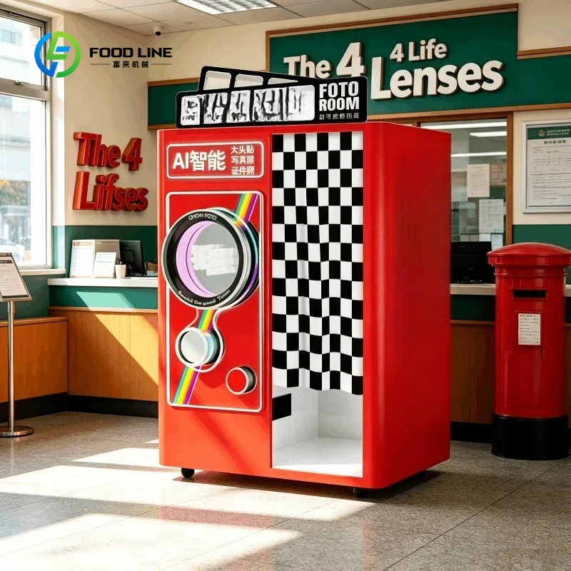 Customized Enclosed Detachable Selfie Photo Booth with Printer Camera for Rental Wedding Party Mall Commercial Events