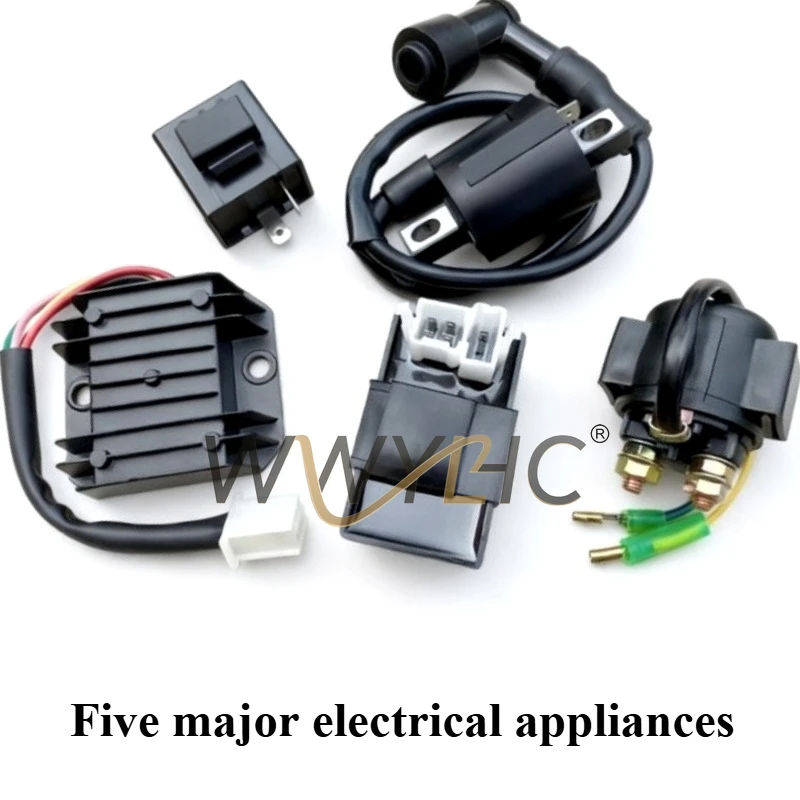 Suitable for  CG125 Motorcycle Rectifier Igniter Flasher Relay 150 Charging Regulator High Voltage Package Accessories