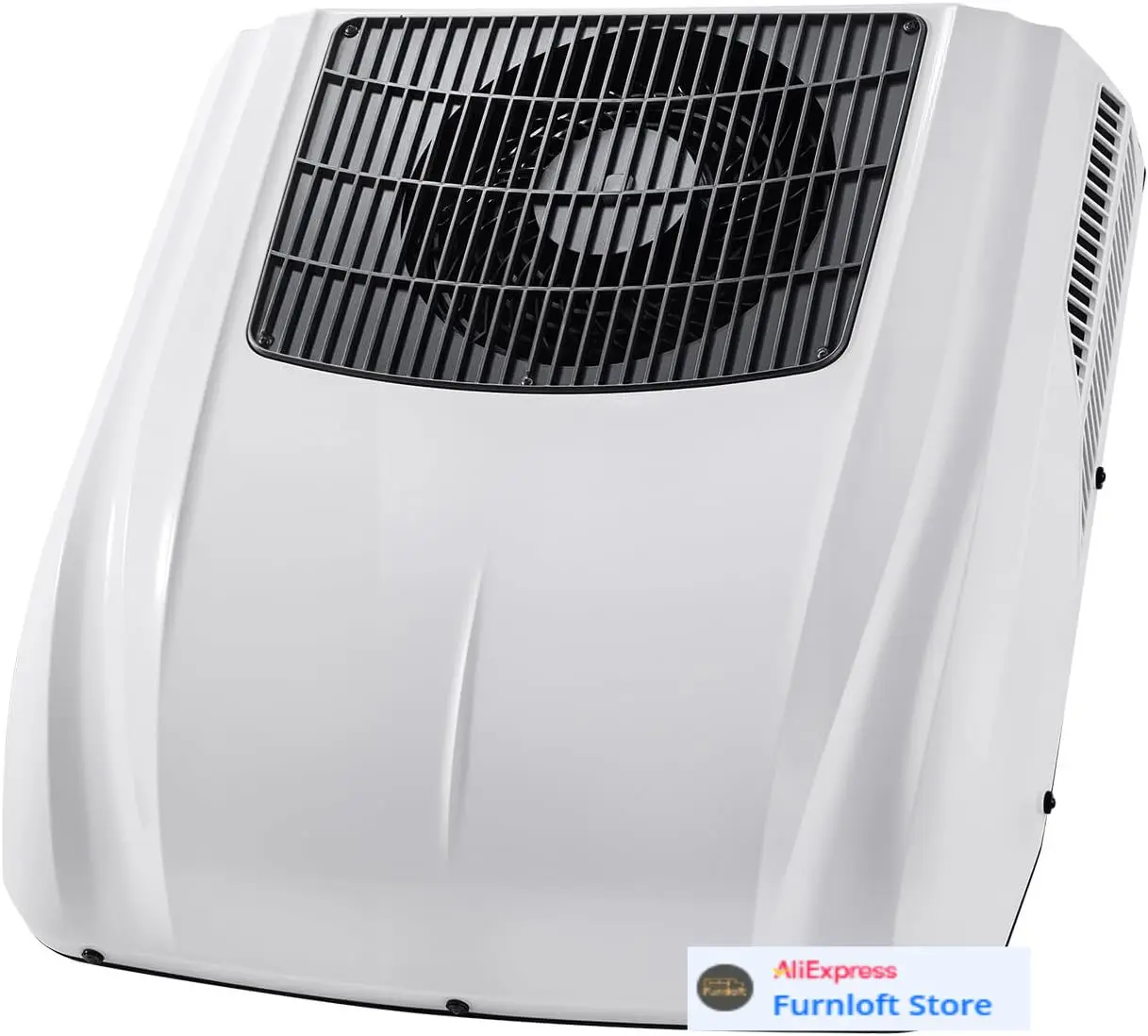 

Truck Air Conditioner, 12V 10000 BTU RV Rooftop AC Unit, 350 m³/h Airflow Cab Air Conditioner with Copper Evaporator, Quiet