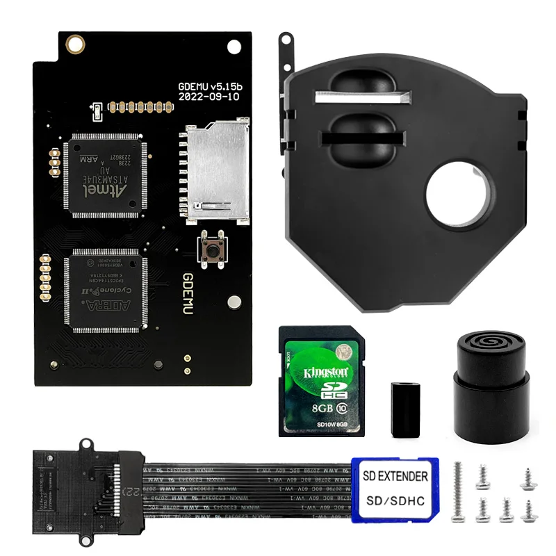 GDEMU 5 20 V5.15/5.15b/5.20.5 Optische Drive Emulatie Board en Remote Card Mount Kit voor DC Console Voor SEGA Dreamcast DC VA1