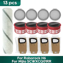 Compatible For Roborock H6/ Xiaomi Mijia SCWXCQ01RR Vacuum Cleaner Soft Brush Filter Dust Bag Accessories