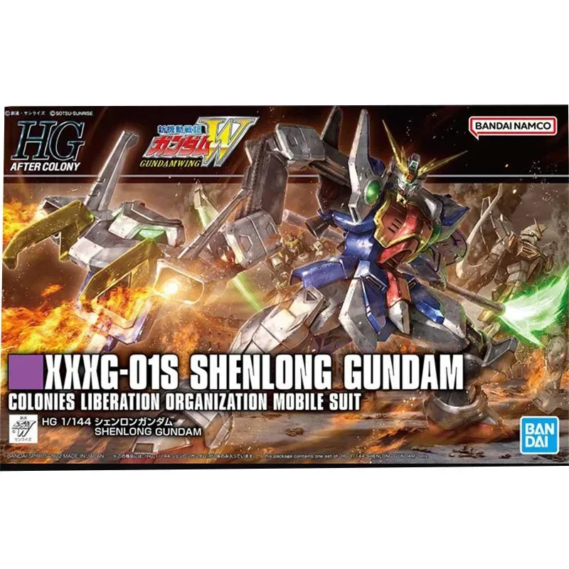Bandai оригинальный HG XXXG-01S SHEBLONG GUNDAM аниме фигурка в сборе модель игрушки Коллекционная модель украшения подарки для