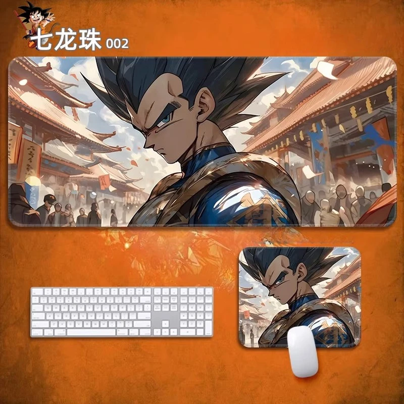 New Cartoon Adopzed Boys Office Gaming Keyboard Pad Table Mat Son Goku Print Anime High Definition Dragon Ball Leather Mouse Pad