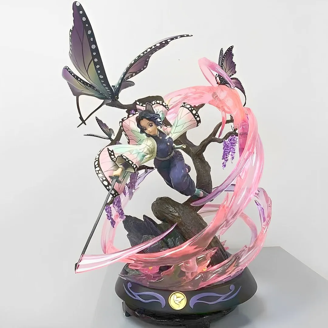 

36cm Demon Slayer Anime Figure Kochou Shinobu Gk Anime Figures 1/6 Pvc Model Statue Kimetsu No Yaiba Figurine Ornament Toys Gift