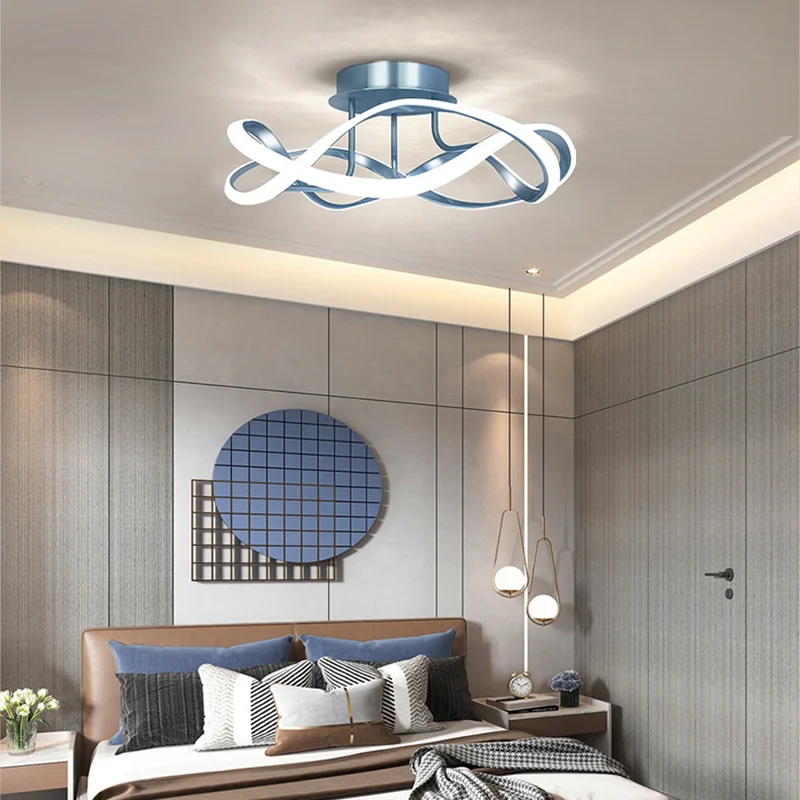 Modern LED Ceiling Lamps for Living Dining Room Corridor Bedroom Birdcage Ceiling Chandeliers Indoor Home Decor Lighting Fixture