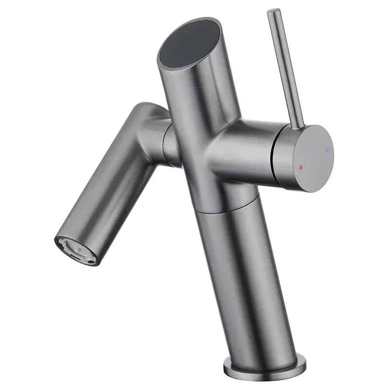 

All copper hot and cold washbasin faucet toilet white bathroom washbasin mechanical style faucet MT2509