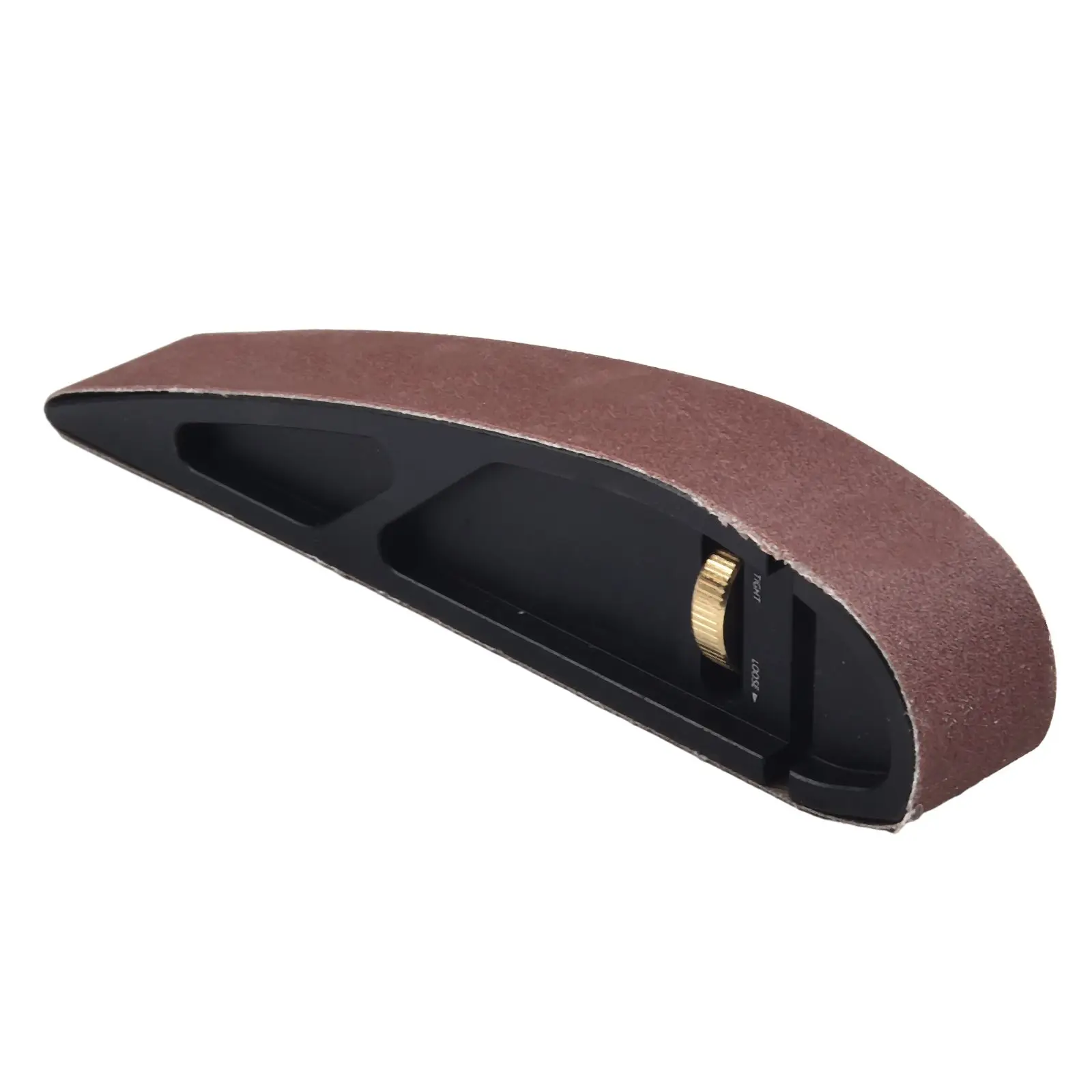 for mini Sandpaper Holder for Sanding Belts with Aluminum Alloy Build for Leather Wood Carving and Handmade Craft Sanding