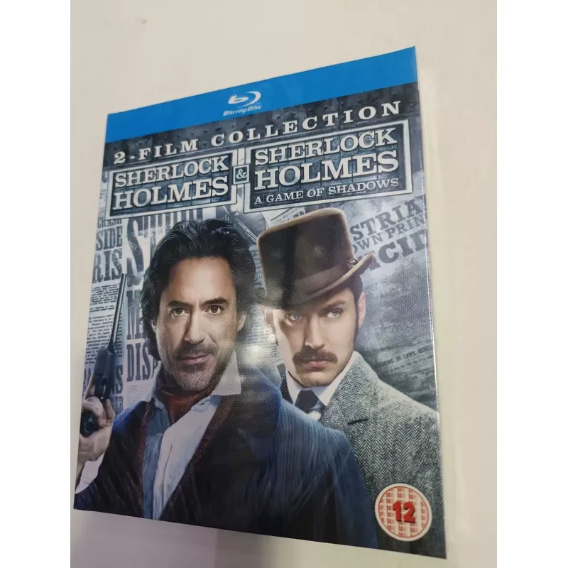 Brand New Unopened Blu-ray Disc Sherlock Holmes 1 and 2 Duo Set 1080P High Definition Movie Collection