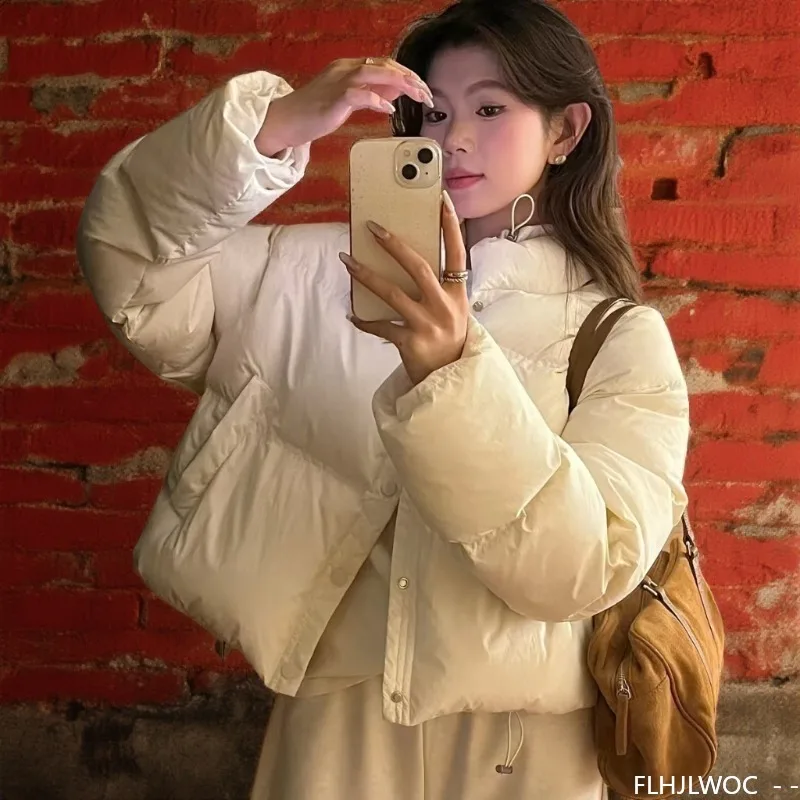 

Маленькие укороченные короткие парки, теплая зимняя верхняя одежда, милые японские парки для девочек и женщин в консервативном стиле, утепленные повседневные зимние уличные парки