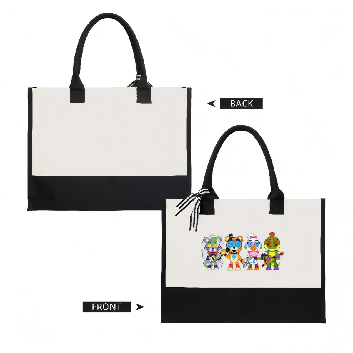 2026 جديد وصول موضة عملية واسعة قابلة لإعادة الاستخدام حمل حقيبة نمط طباعة 2 لهجة الثقيلة حقيبة كتف كبيرة لجميع Da