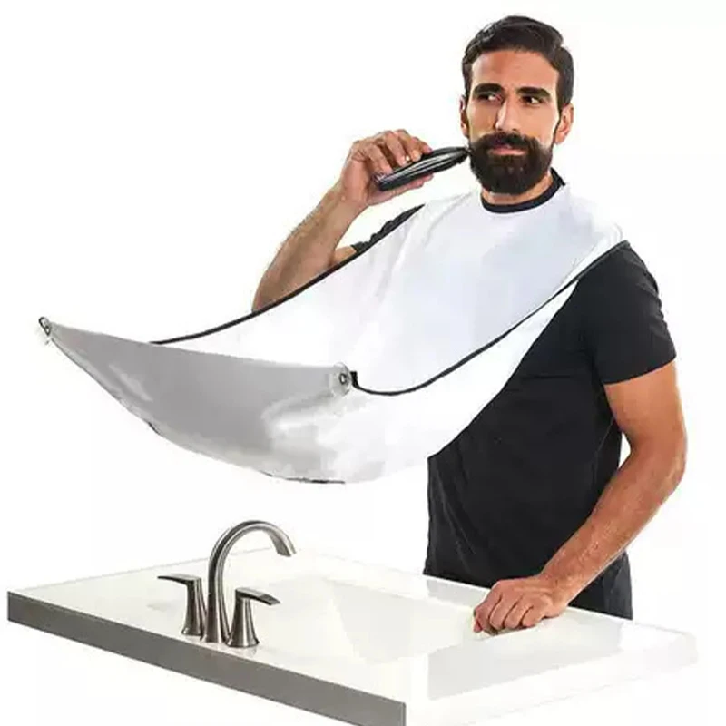 

2 шт. фартука для бритья и ухода за лицом для взрослых, для мужчин, для парикмахеров, для ванной комнаты, для удаления волос и бороды