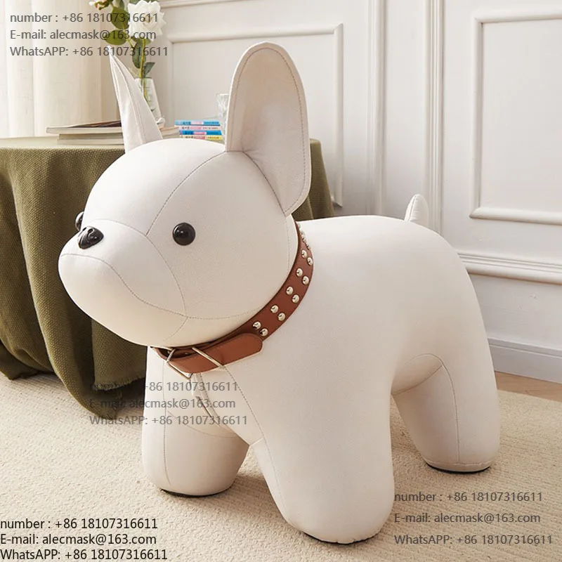 

Household puppy seat animal seat French bucket stool living room door