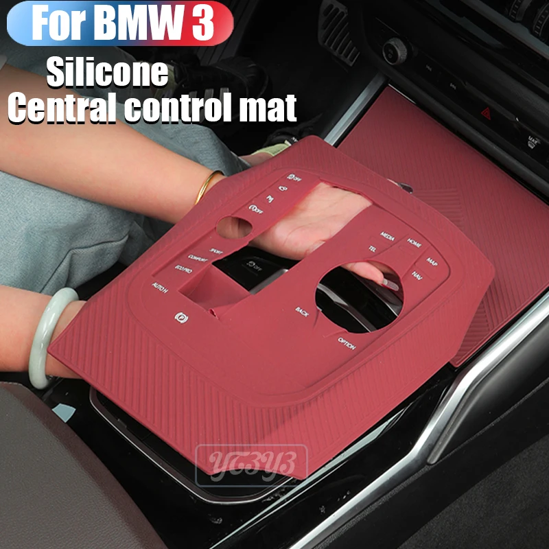 

For BMW 3 4 Series i3 G20 center console gear shift protective film non-slip cup mat silicone mat gear shift pad accessories