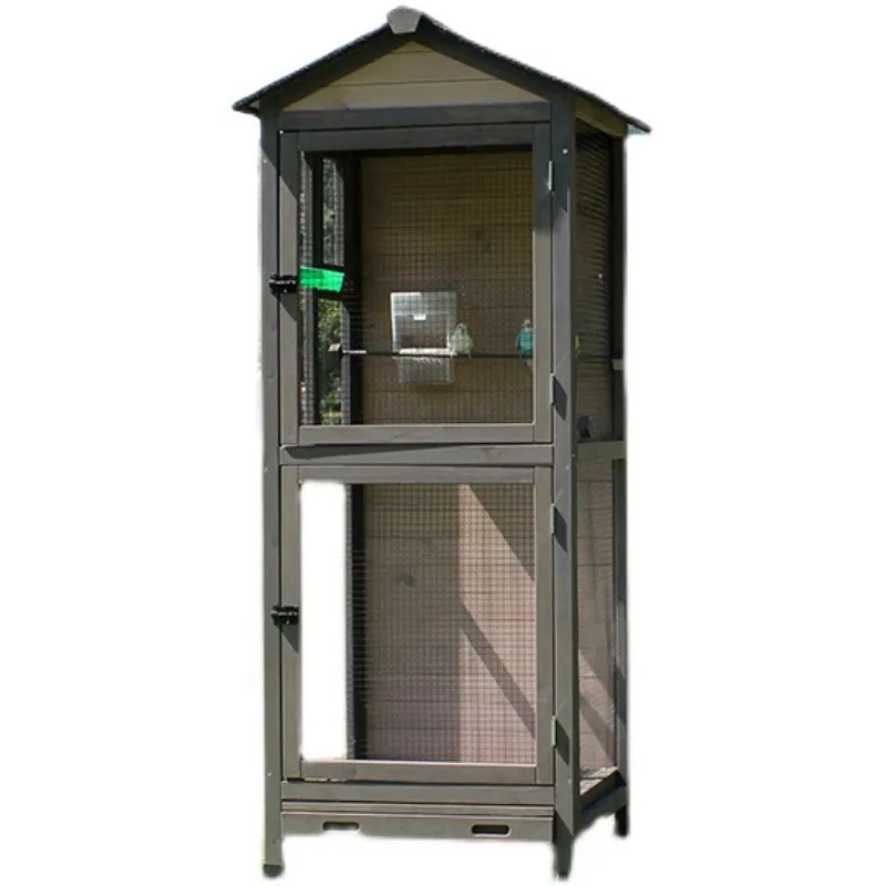 Parrot cage, tiger skin, Xuanfeng, peony, live bird cage, breeding birds, home courtyard outdoor luxury