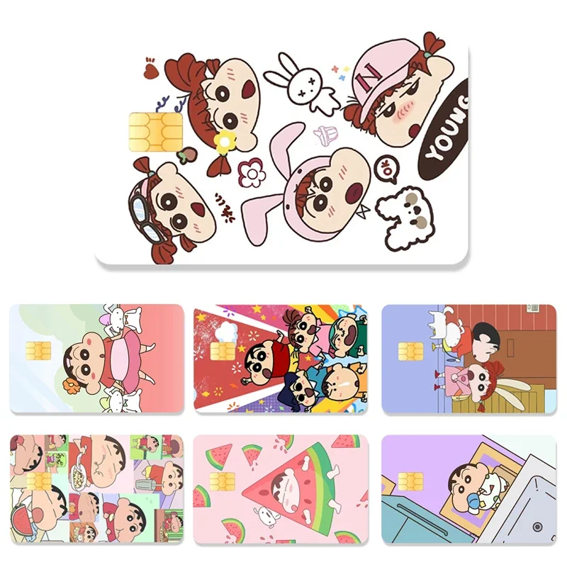 Keeppley New Crayon Shin-chan Cartoon Kawaii Card Credit Card Cute 2024 Bus Card Chip Card Protective Case Gifts