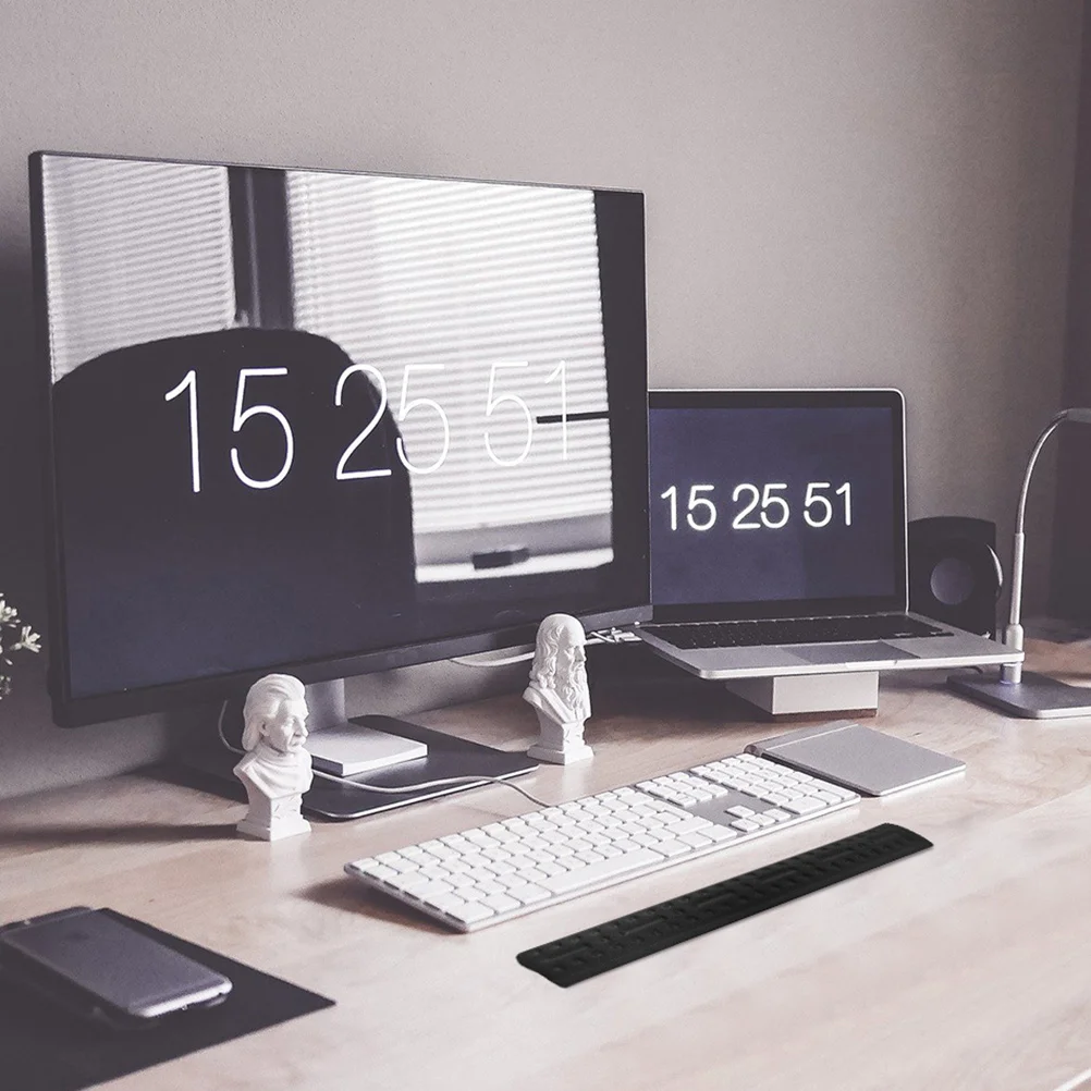Repose-poignet pour clavier, 1 ensemble, tapis de souris, mousse à mémoire de forme antidérapante, Support de poignet, coussin de souris de jeu, Protection confortable des articulations des mains