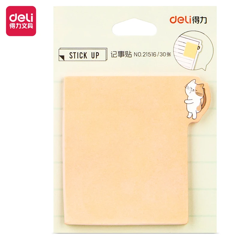 1 Pcs 30-Pages Cute Sticky Note Pads Self-Adhesive Memo Pad Notepad Bookmark Planner Stickers School Office Supplies Stationery