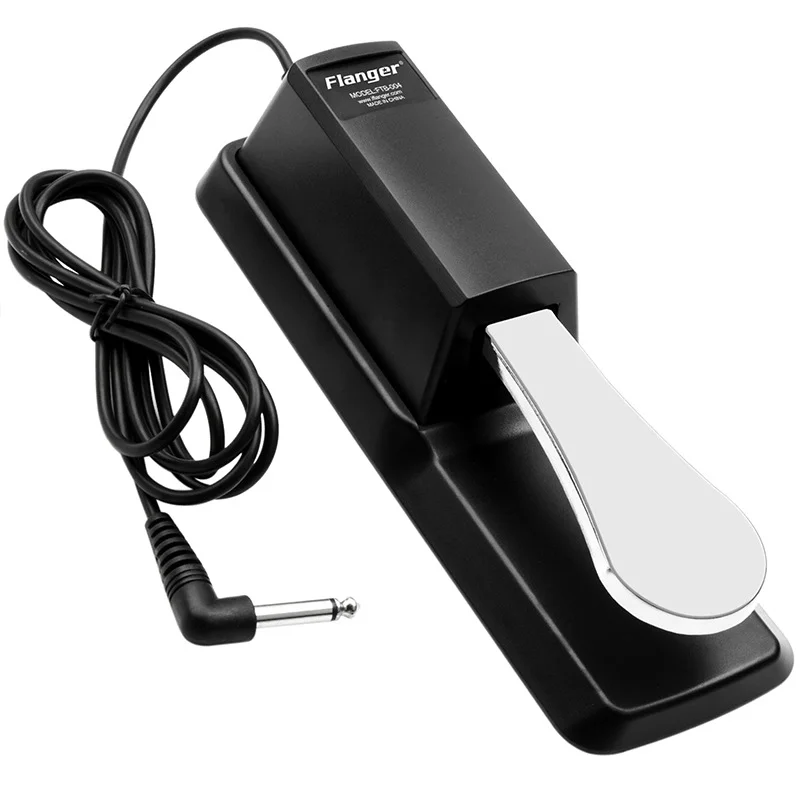 

Flanger Sustain Pedal with Polarity Switch for MIDI Keyboard Synth Digital Pianos Electronic Drum Electric Piano