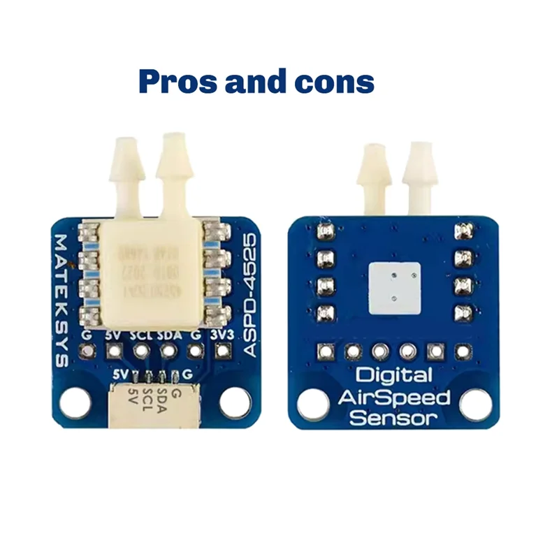 Y19A ASPD-4525 Digital Airspeed Sensor Forf405-WING F411-WING F722-Wing Flight Controllers RC FPV Racing Drone