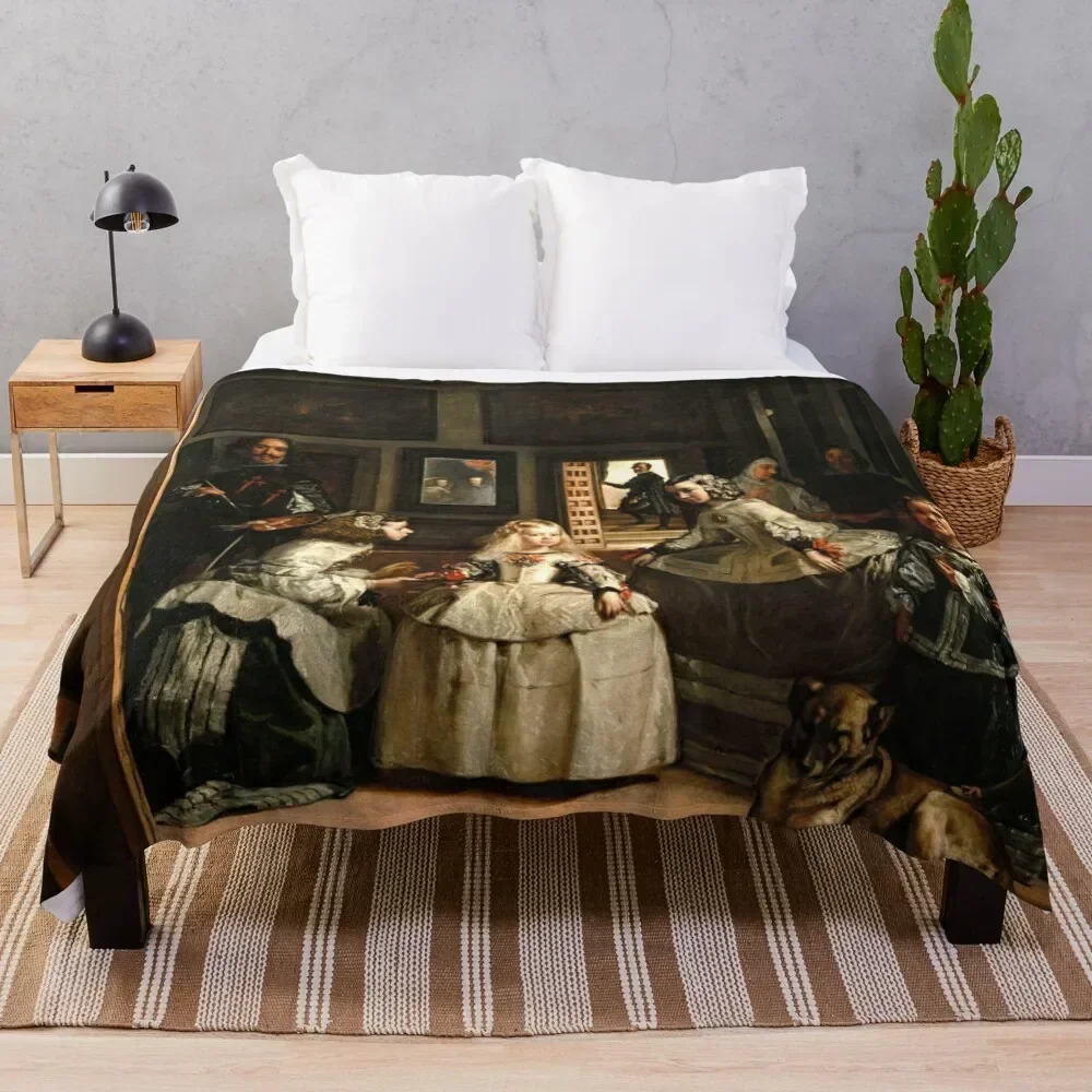 

Las Meninas by Diego Velázquez Throw Blanket Thermals For Travel Bed covers Blankets