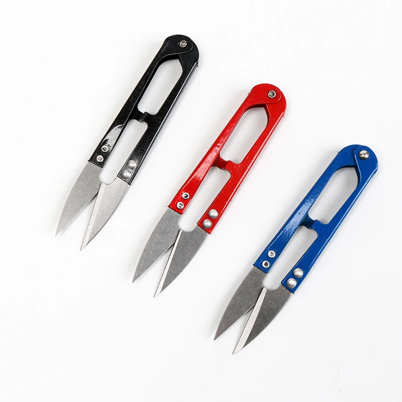 12/24/36pcs High-Quality Tailor Scissors U-Shape Spring Sewing Tools for Cross Stitch Garment DIY Embroidery Yarn Thread Patch