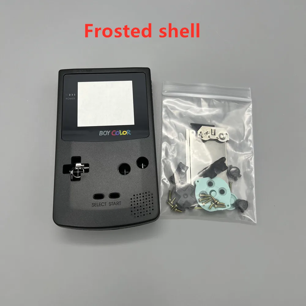 High Transparent Shell Case for Gameboy Color GBC Classic Game Console Plastic Shell Case for GBC Housing Shell with buttons