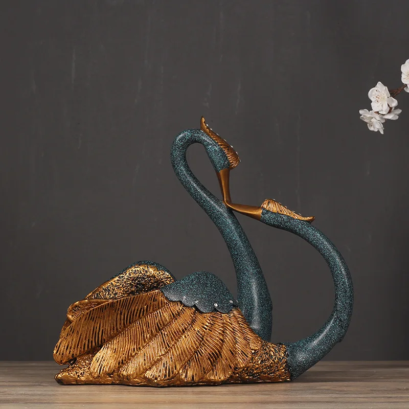 

Swan Wine Rack Decoration Creative Modern European Style Living Room Wine Cabinet Bar Restaurant Decorations Wine Rack