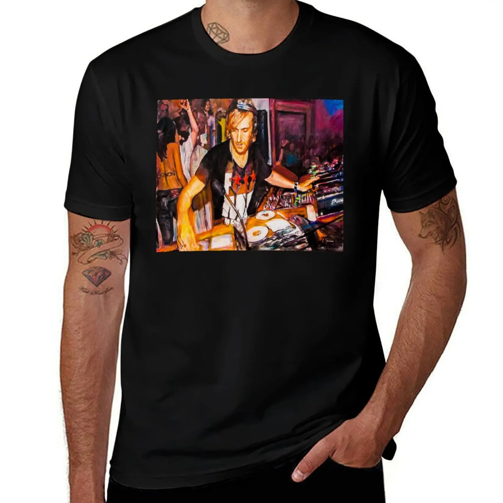 

DJ David Guetta at Pacha, Ibiza T-Shirt clothes tops men clothing