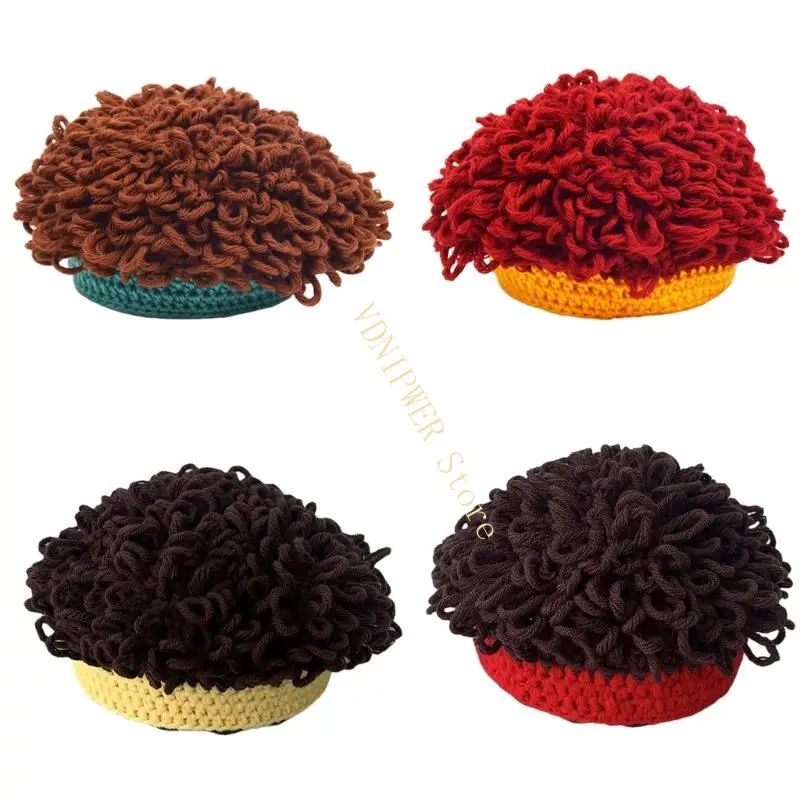 Chapeau extensible unisexe pour enfants, haut bouclé accessoire Costume pour les jours froids, les dates jeu D08E