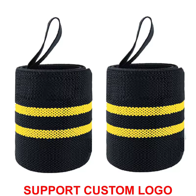 1 Pair Wristband Wrist Support Brace Straps Extra Strength Weight Lifting Wrist Wraps Bandage Fitness Gym Training Custom Logo - Image 14