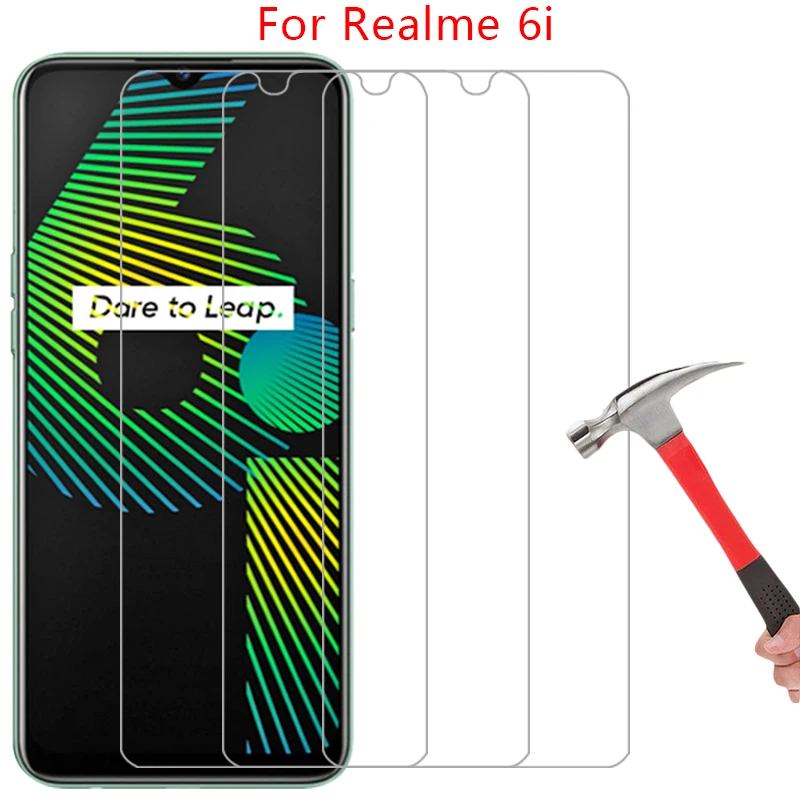 tempered glass for realme 6i phone case on realme6i 6 i i6 back cover 6icase realmi realmi6i relme relme6i reame ralme real me