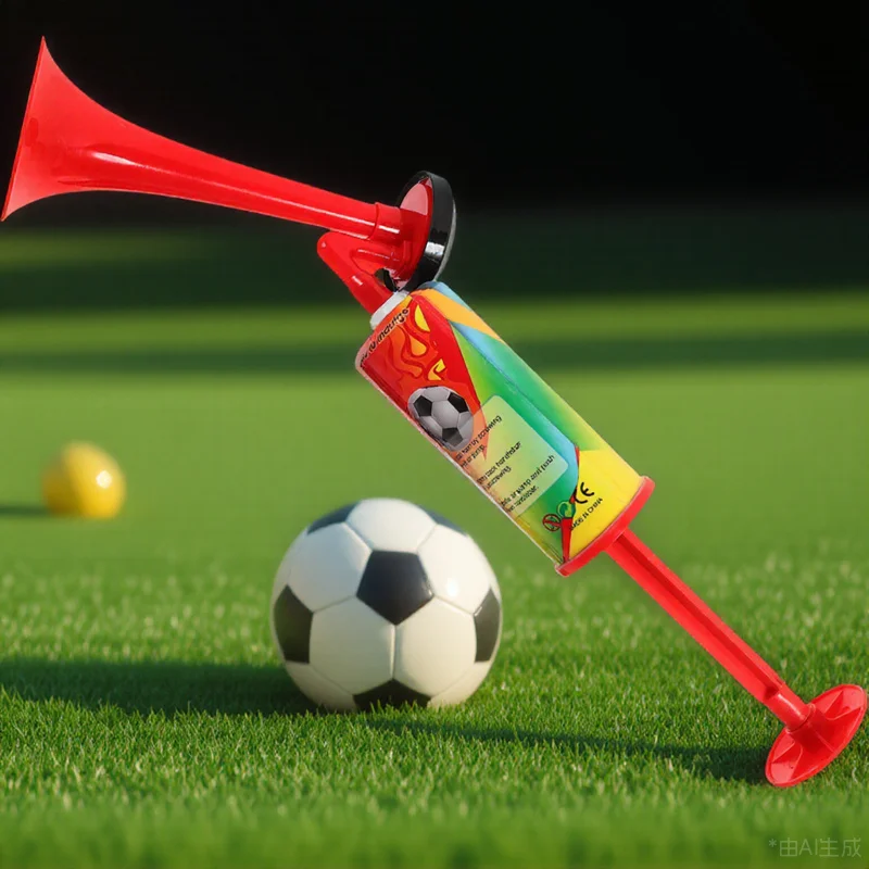 Heavy Duty Air Horn Hand Operated Pump Design Continuous Noise for Sporting Events Concerts Rallies Large Air Horn