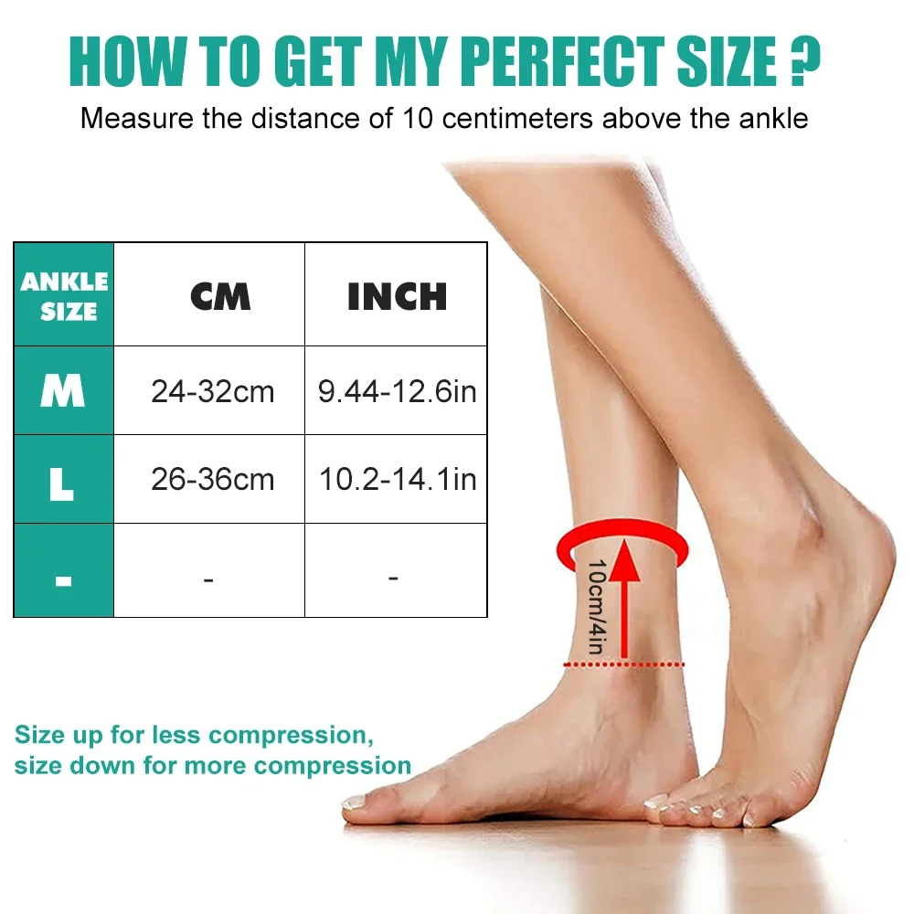 1/2PCS Adjustable Bidirectional Strap Ankle Brace, Compression Stabilizer To Avoid Ankle Sprains & Protect Tendons