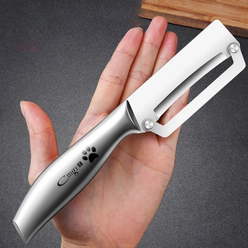 Stainless Steel Peeler With Steel Handle For Peeling And Slicing Fruits Paring And Vegetables | Durable And Smooth Operation
