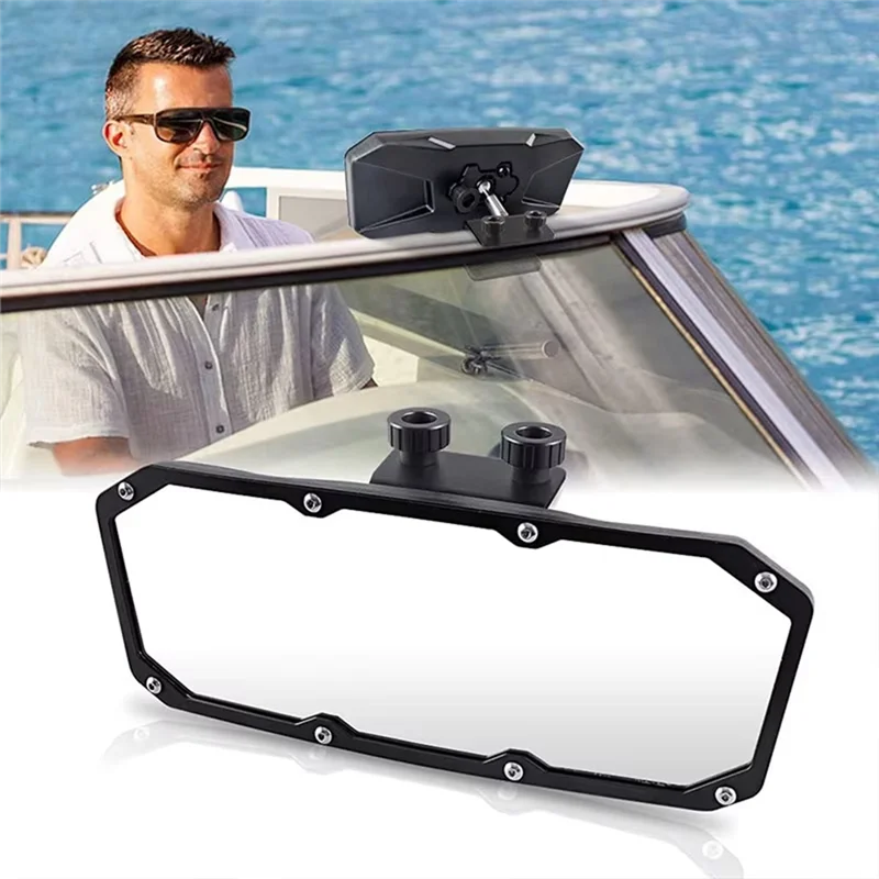 Y67A-Marine Rear View Mirror Marine Accessories For Jet Ski Yacht Boat Rearview Mirror Watercraft PWC Surfing