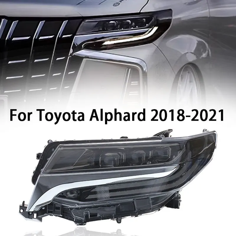 

Car Lights Headlights For Toyota Alphard 2018-2021 Headlights Plug and Play DRL Dynamic Turning Head Lights