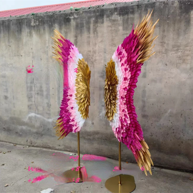 China Cheap Manufacture Feather Wing Big Size Custom Feather Angel Wings