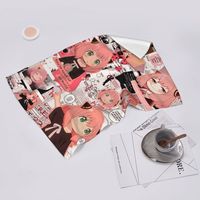 Custom Spy X Family Anya Forger Soft Face Towel Quick Dry Pool Bath Cotton Towels Absorbent