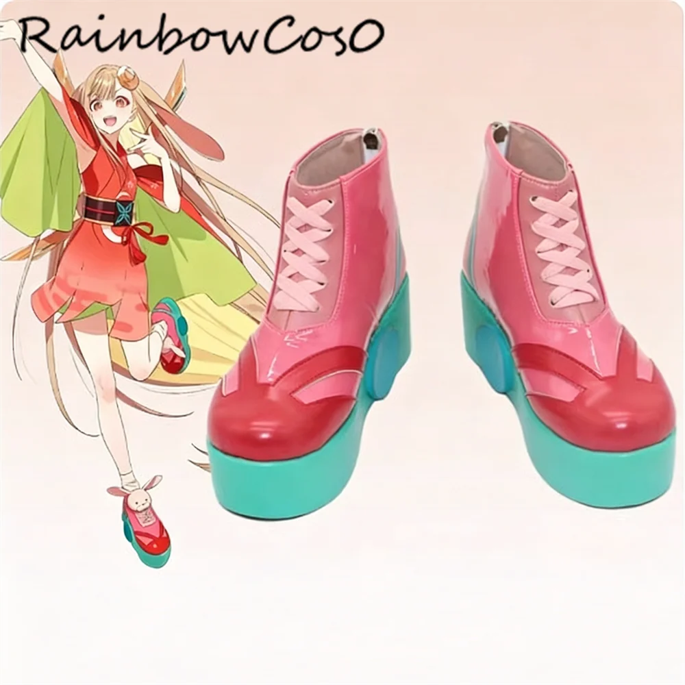 

Кагуя: Космическая принцесса, Кагуя Чоу, Кагуя химэ! Обувь для косплея, ботинки для игр, аниме, Хэллоуина, Рождества, RainbowCos0 W5640