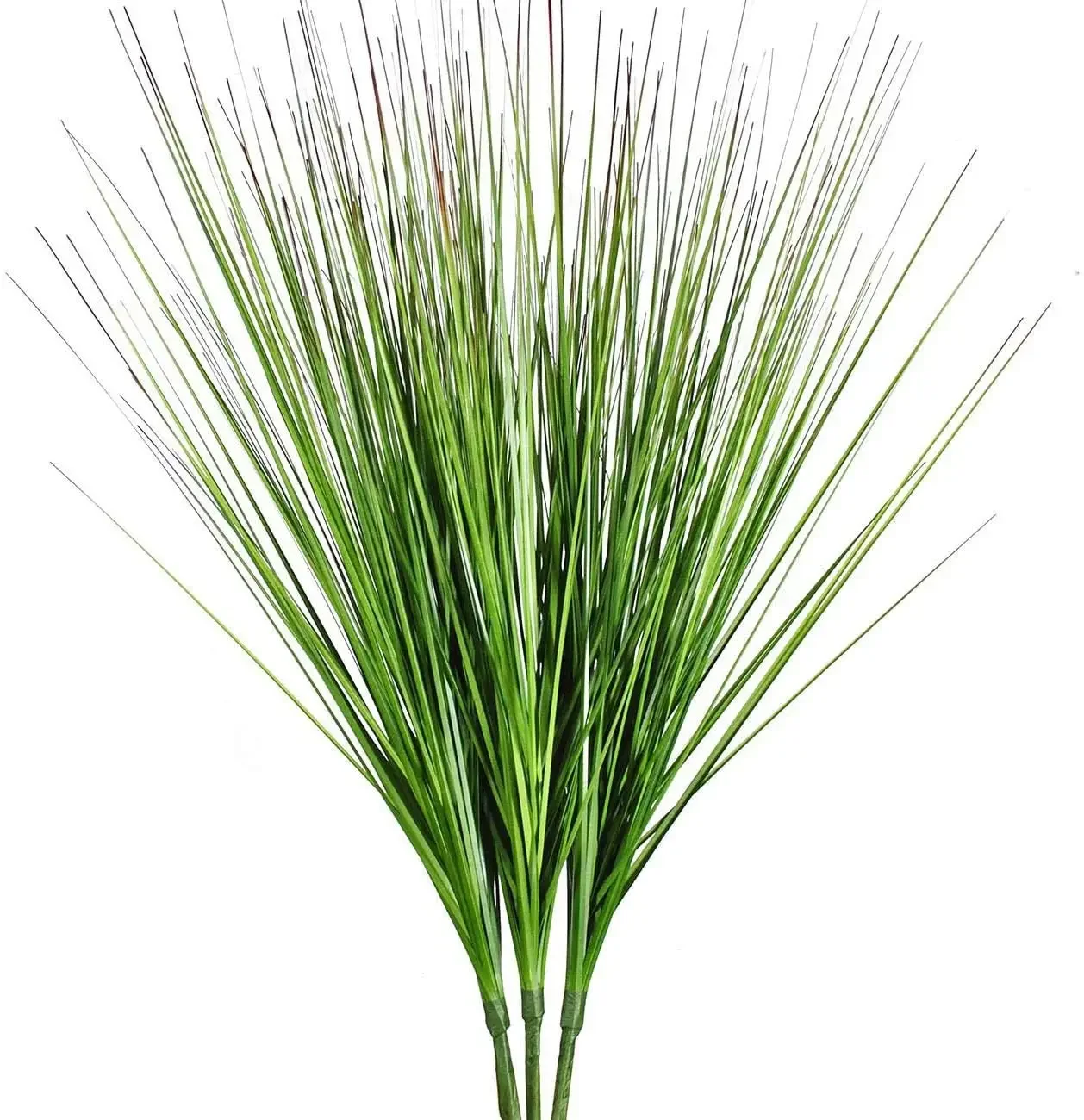 

Artificial Onion Grass Greenery, Faux Fake Shrubs, Plant Flowers, Wheat Grass Decor, 1 Pack, 27"