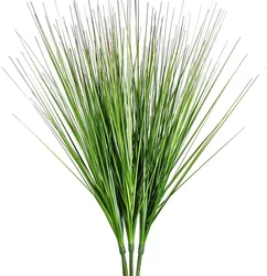 Artificial Onion Grass Greenery, Faux Fake Shrubs, Plant Flowers, Wheat Grass Decor, 1 Pack, 27