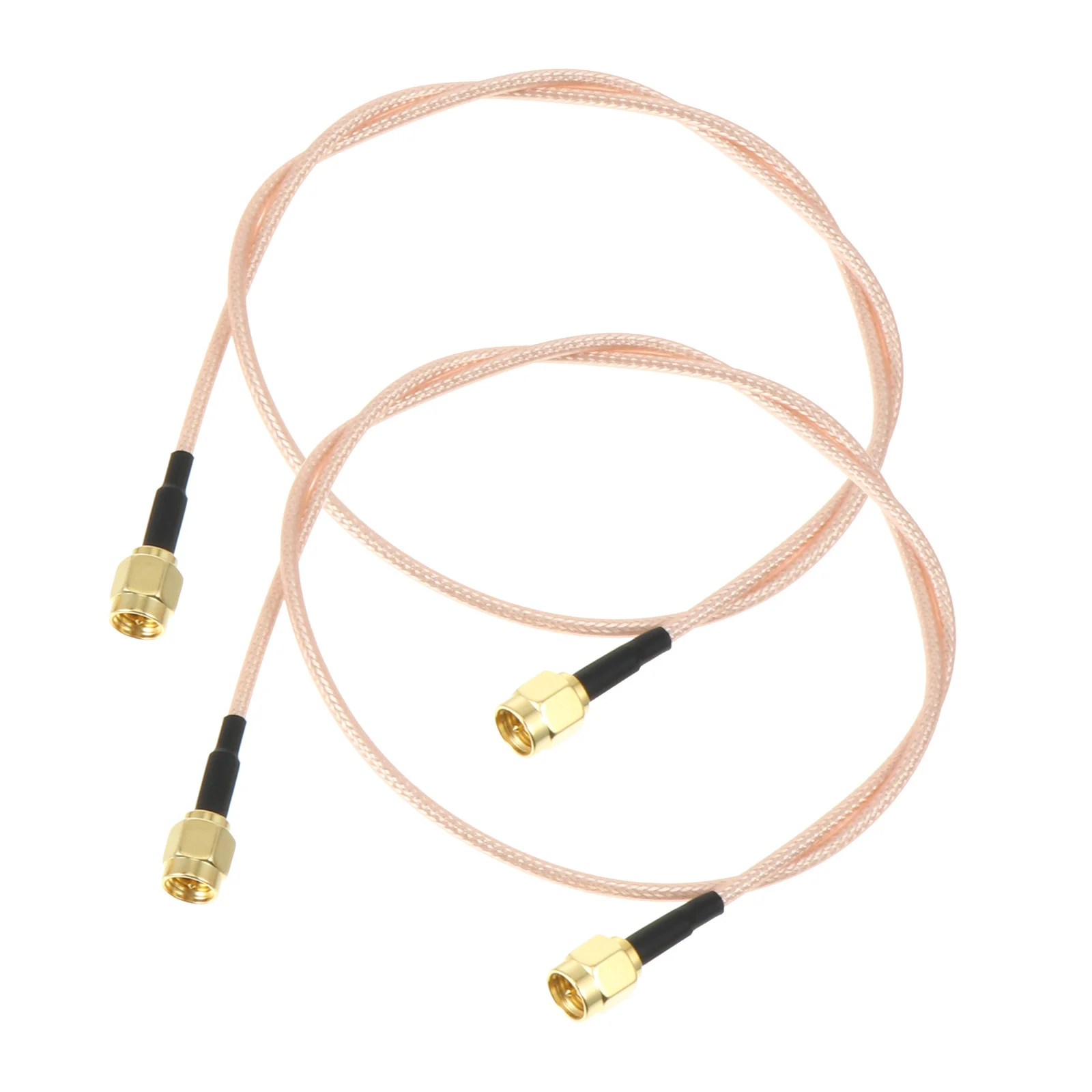 

2pcs Sma Male To Sma Male Extender Cable Antenna Adapter Jumper Wire Rg316 Coax Cable Assembly High Frequency Low