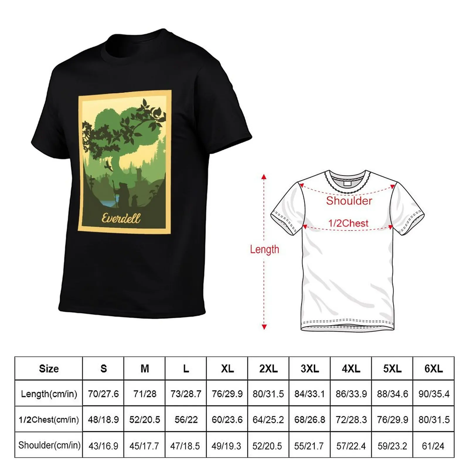 Everdell - Board Games - Minimalist Travel Poster Style - Board Game Art (Authorised) \t\t\t\t\t\t T-Shirt blanks T-shirt men