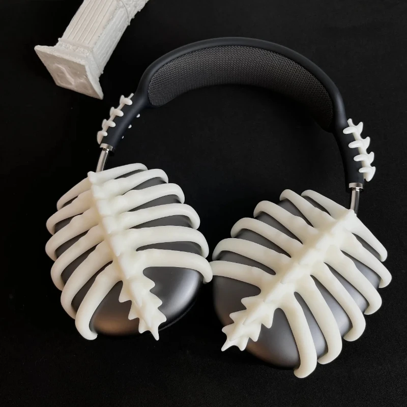 

Чехол для наушников Airpods Max, Белый защитный чехол для наушников с оригинальным дизайном, подходит для Airpods Max, аксессуары для наушников Y2Kgift