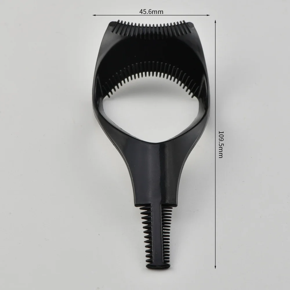 Makeup Tool 1pc Stainless Steel Eyelash Separator 1pc Three In One Eyelash Comb Protector Eyelash Brushing Aid For Beginners