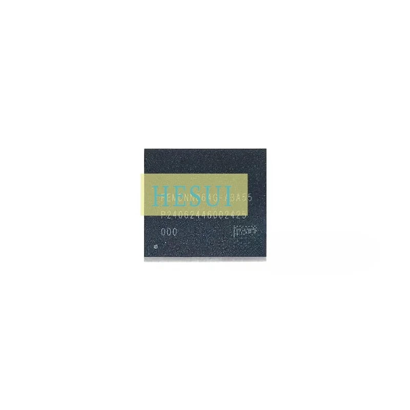 Used&Not NEW&Send after Measure FEMDNN064G-A3A55 eMMC flash particle font library, chip, original brand new