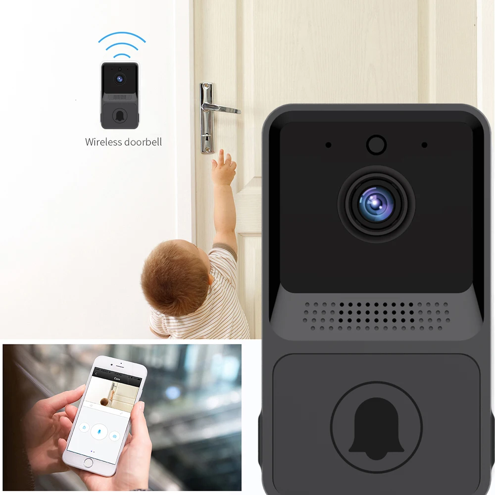 ฟรี Cloud Storage WIFI Doorbell Intercom Visual Intercom โทรศัพท์วิดีโอ Chime