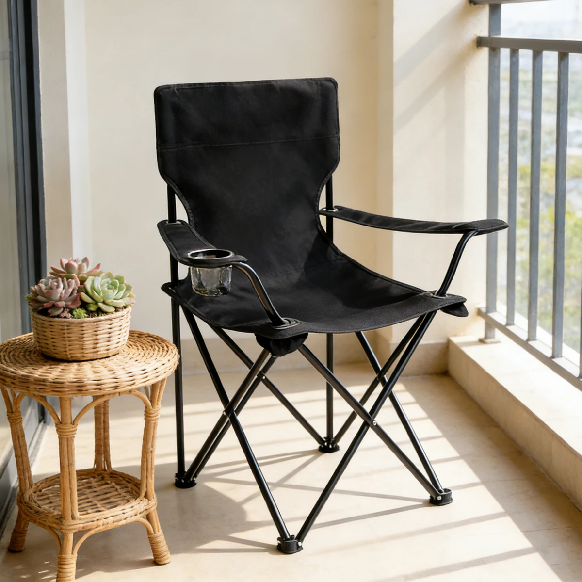 

Folding Camping Chairs Fishing Chair Beach Terrace Furniture Portable Armchair Outdoor Travel Foldable Lightweight