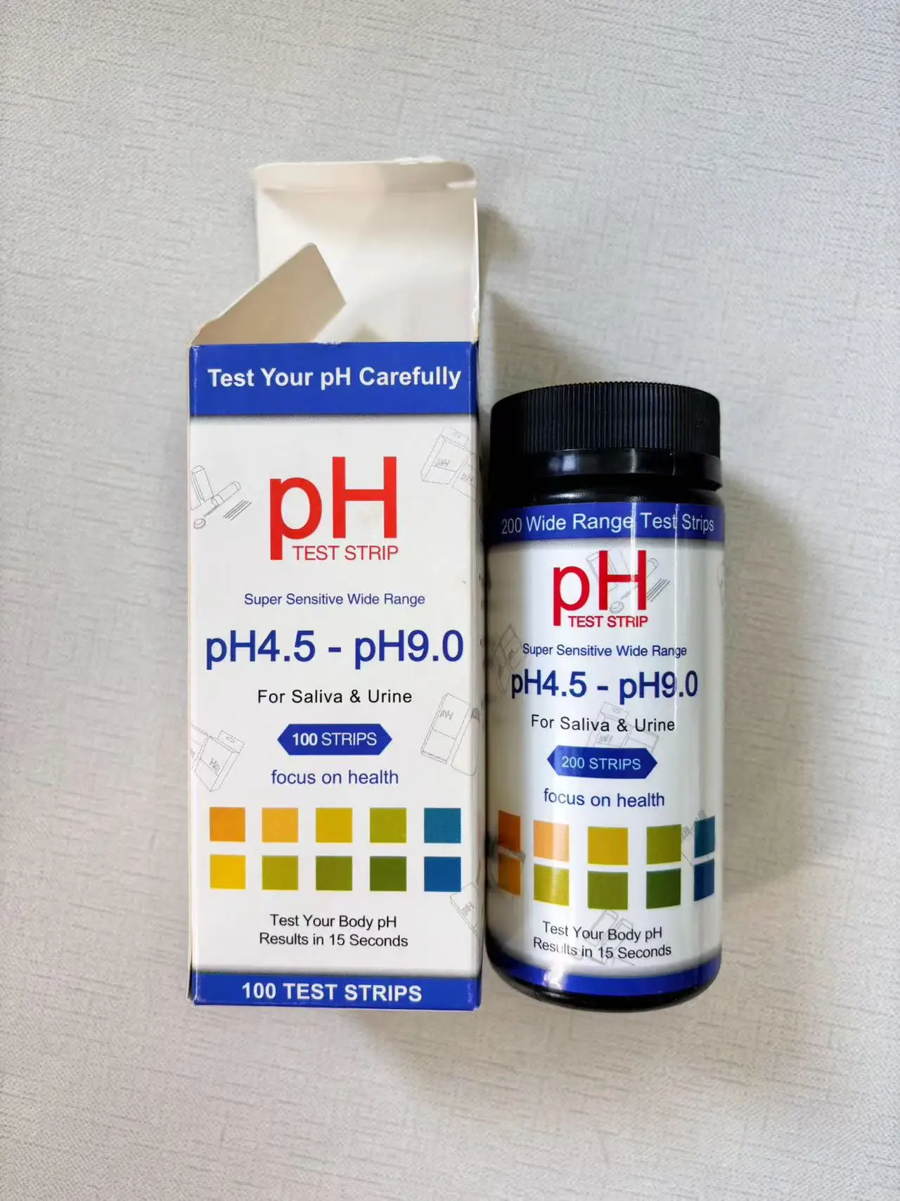 tiras-de-teste-de-ph-45-90-ph-para-agua-urina-e-saliva-com-100-unidades