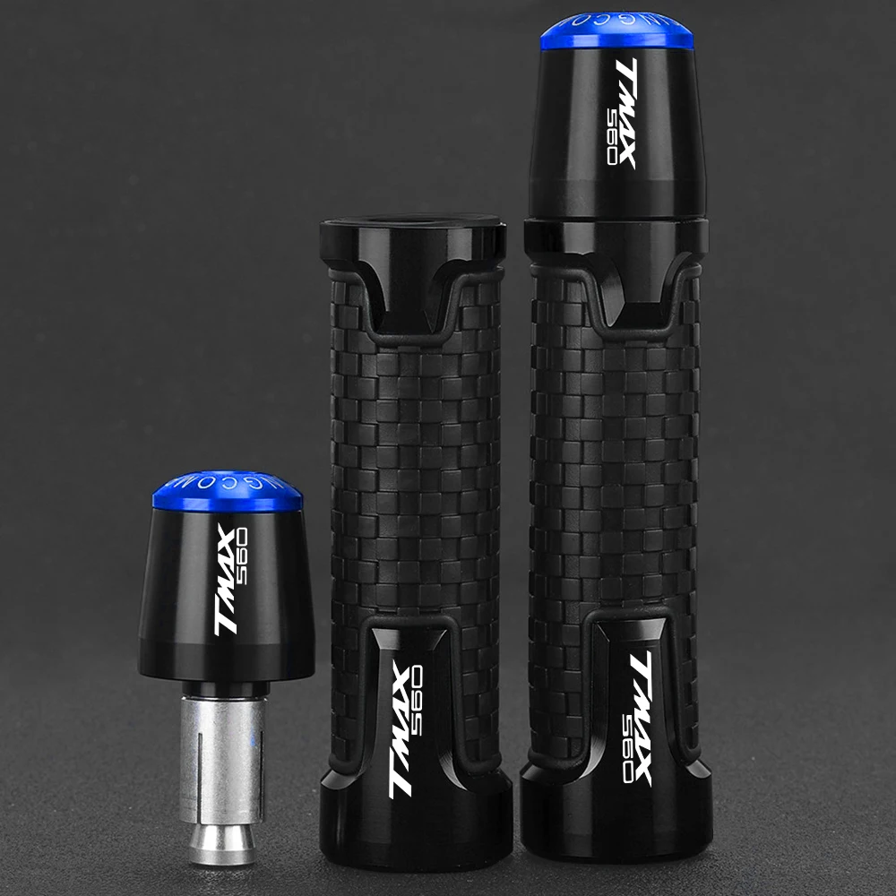 2024 Motorcycle 22MM Handlebar Grips Handle Bar Cap End Plugs FOR YAMAHA TMAX560 TECH MAX ABS 2020-2022 2023 TMAX560 TMAX560ABS